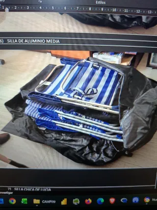 Cofre de tela para coche.