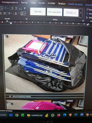 Cofre de tela para coche.