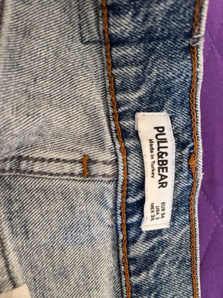 Pantalón vaquero Pull&Bear recto talla 34