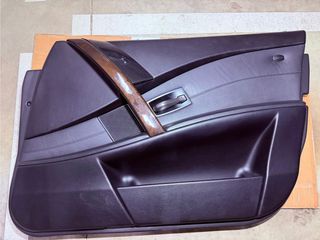 Paneles Puerta BMW E60 Negro Madera Carbono