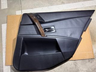 Paneles Puerta BMW E60 Negro Madera Carbono