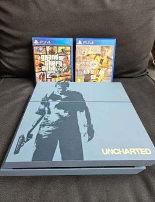 PS4 Uncharted Edición Especial + Juegos