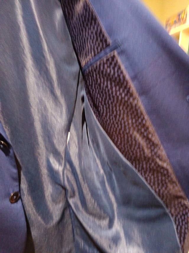 Traje Zara Man Azul Talla