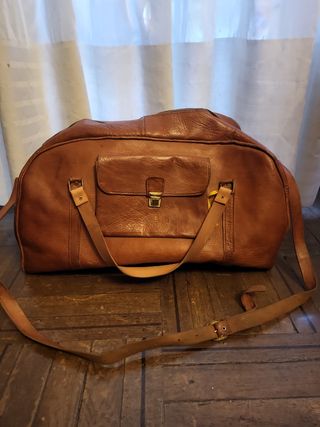 Bolso de viaje de cuero
