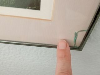 Cuadro mujer figura azul y verde