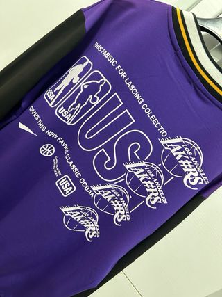 Giacca Lakers Tg. L Viola/Nero