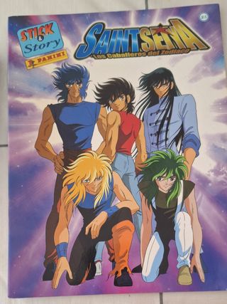 Album Saint Seiya Panini Stick & Story