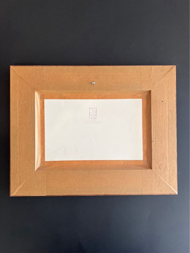 Litografía antigua Santander enmarcada