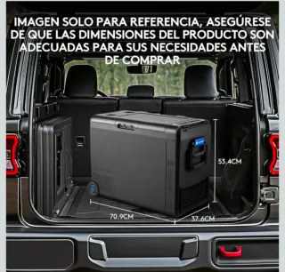 Nevera compresor portátil 58L para camping
