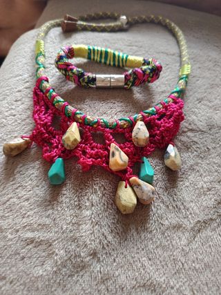 Conjunto artesanal Bimba y Lola