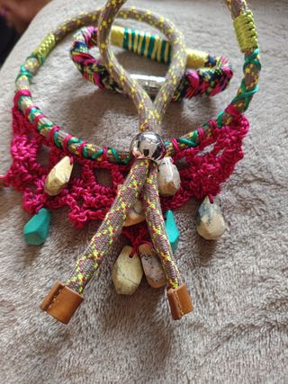 Conjunto artesanal Bimba y Lola