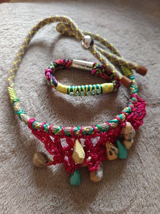 Conjunto artesanal Bimba y Lola