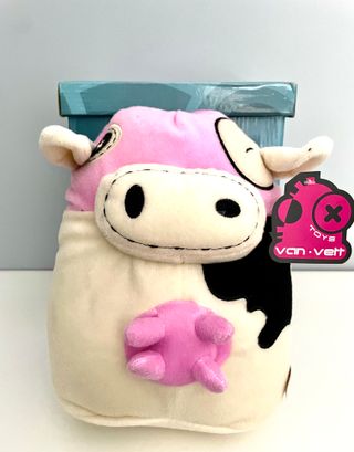NUEVO Peluche Vaca Rosa