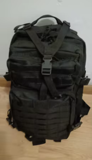 Mochila militar negra gran capacidad