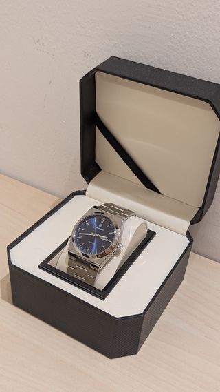 Reloj Poedagar Nuevo Azul y Plateado