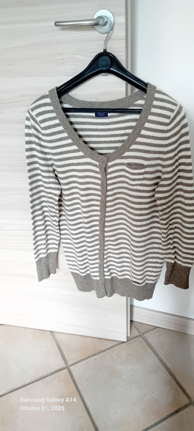 Cardigan J.Crew a righe donna taglia S