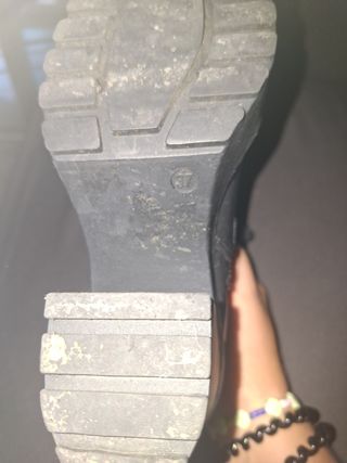 Botines negros talla 37