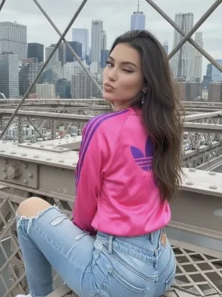 S y XS Chaqueta Adidas Chile 62 Rosa y Morado