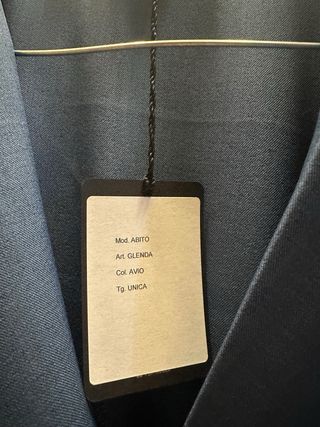 Abito lungo color ottanio