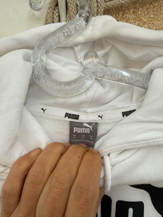 Sudadera Puma Blanca