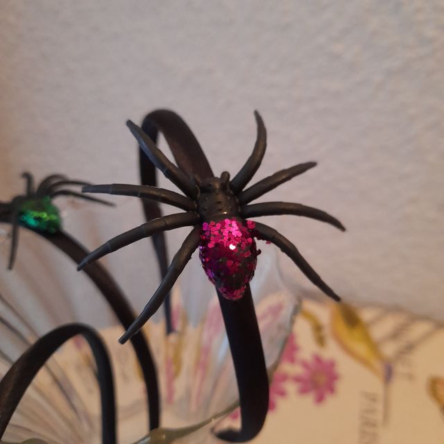 Set di 3 cerchietti a forma di ragno di Halloween