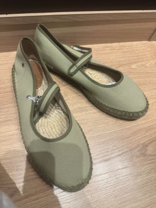 Alpargatas Pitusas Verde Oliva