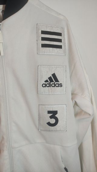 Chaqueta Adidas Blanca y Negra