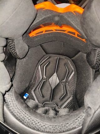 Casco Nava Motocross Gafas Naranja talla XS