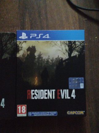 Resident Evil 4 Edición Limitada caja metálica PS4