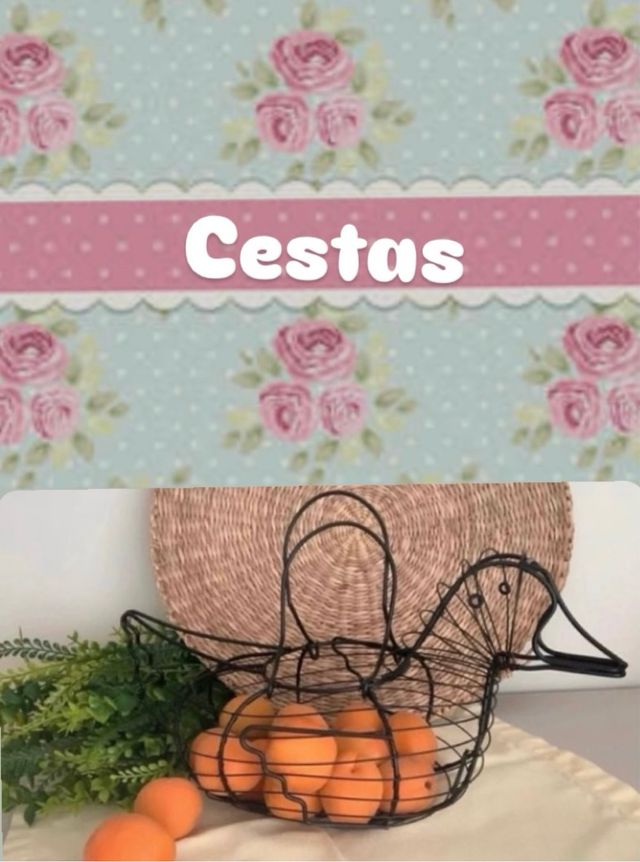Cesta Decorativa Pollo