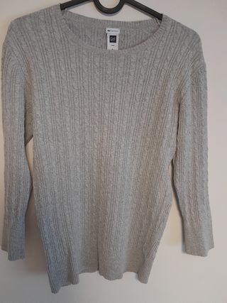 Jersey fino gris Gap Talla S
