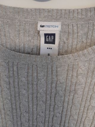 Jersey fino gris Gap Talla S