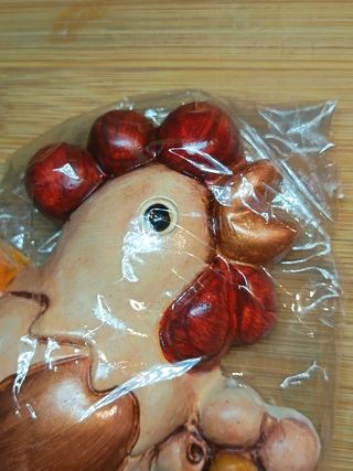 Formella da parete Gallo rustico