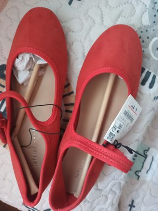 Bailarinas rojas Lefties niña talla 36