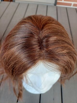 Peluca Oncológica Pelo Natural Castaño 