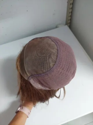 Peluca Oncológica Pelo Natural Castaño 