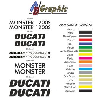 Kit Adesivi Ducati Monster 1200 S