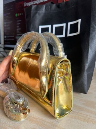 Bolso fiesta dorado Misako