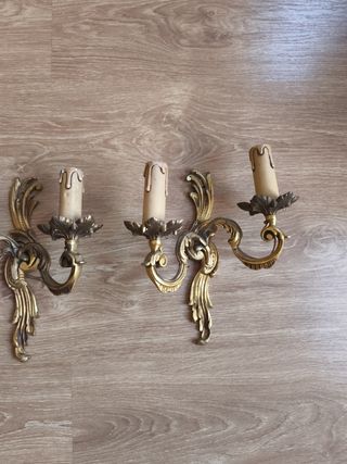 3 Lampade da parete francesi Luigi XV
