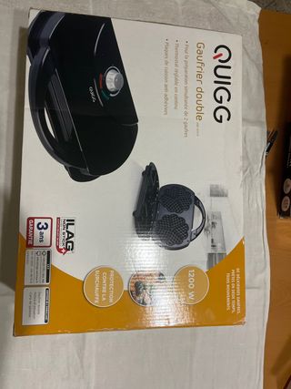 Piastra per waffle QUIGG 1200w , nuova mai aperta 