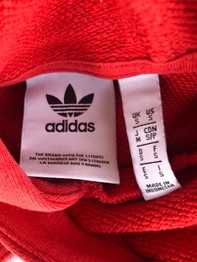 Sudadera Adidas Roja Vintage