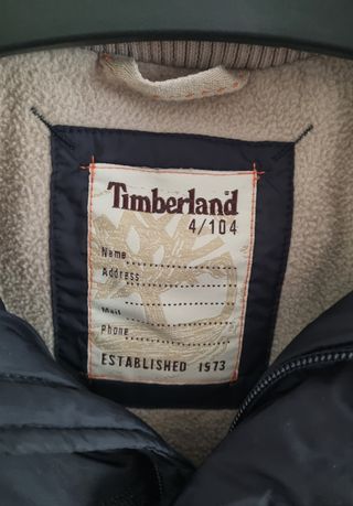 Gilet imbottito bambino Timberland blu 4 anni