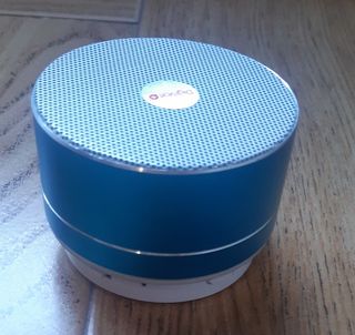 Altavoz Bluetooth DigiVolt Azul y Plateado