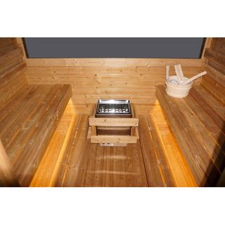 Sauna de barril para 6 personas 