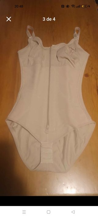 Faja Colombia Beige con Etiqueta