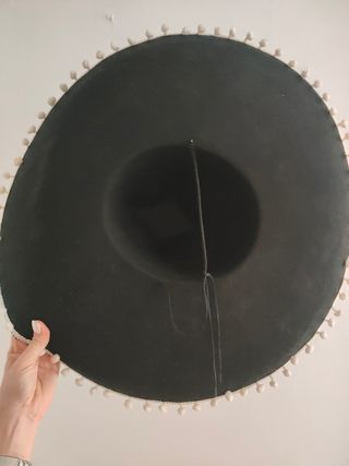 Sombrero Mexicano Negro con Plata