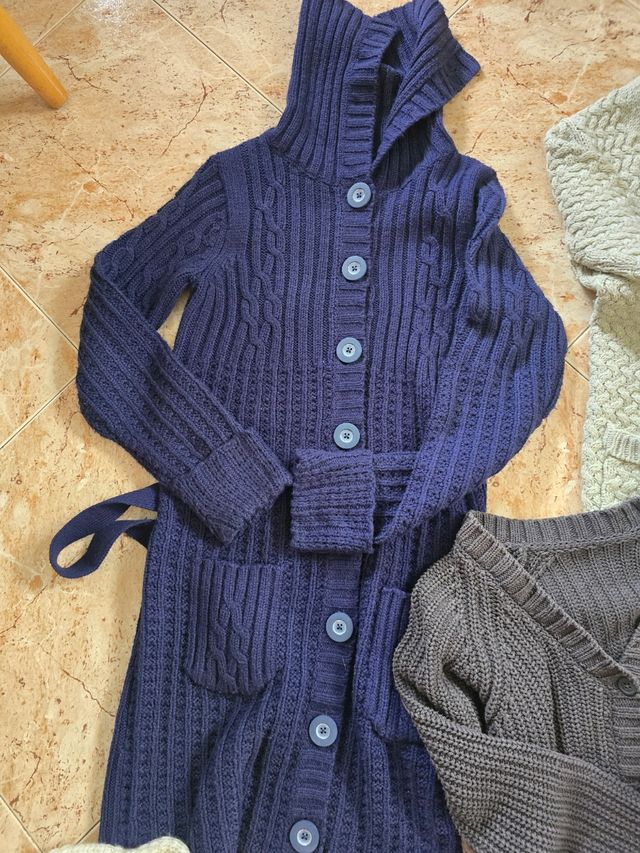 Lote 4 chaquetas de lana Talla Única