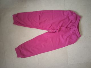 Pantalón chándal blanco con letras