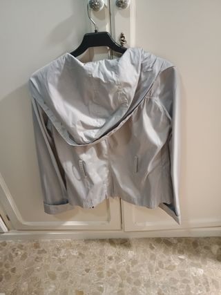 Chaqueta Benetton Gris Talla 42 Mujer
