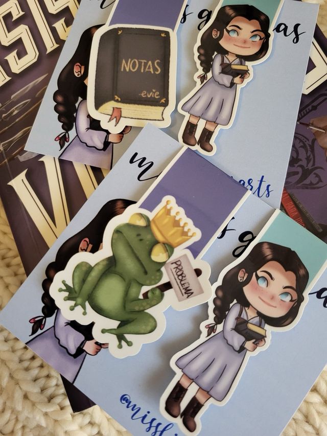 Marcapaginas magneticos saga Asistente del Villano